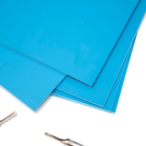 Artway Blue Soft Cut Lino / Polymer - Lino Block, Lino Printing, Easy Cut, Printmaking