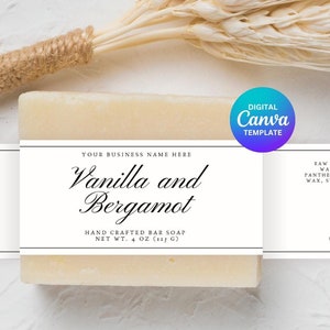Editable Soap Label Template, Custom Wrap Handmade Soap Label Design, Printable Body Product Label, DIY Soap Labels, Soap Label package, DIY
