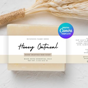 Editable Soap Label Template, Custom Wrap Handmade Soap Label Design, Printable Body Product Label, DIY Soap Labels, Soap Label package, DIY