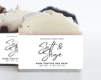 Editable Soap Label Template, Custom Wrap Handmade Soap Label Design, Printable Body Product Label, DIY Soap Labels, Soap Label package, DIY