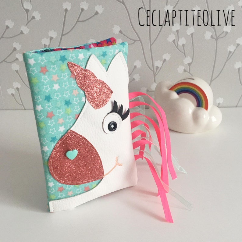 Patron couture et tutoriel Holy la licorne pochette bijoux élastiques enfant fille princesse girly image 10