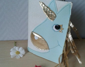 Patron couture et tutoriel Holy la licorne - pochette- bijoux - élastiques - enfant - fille - princesse - girly