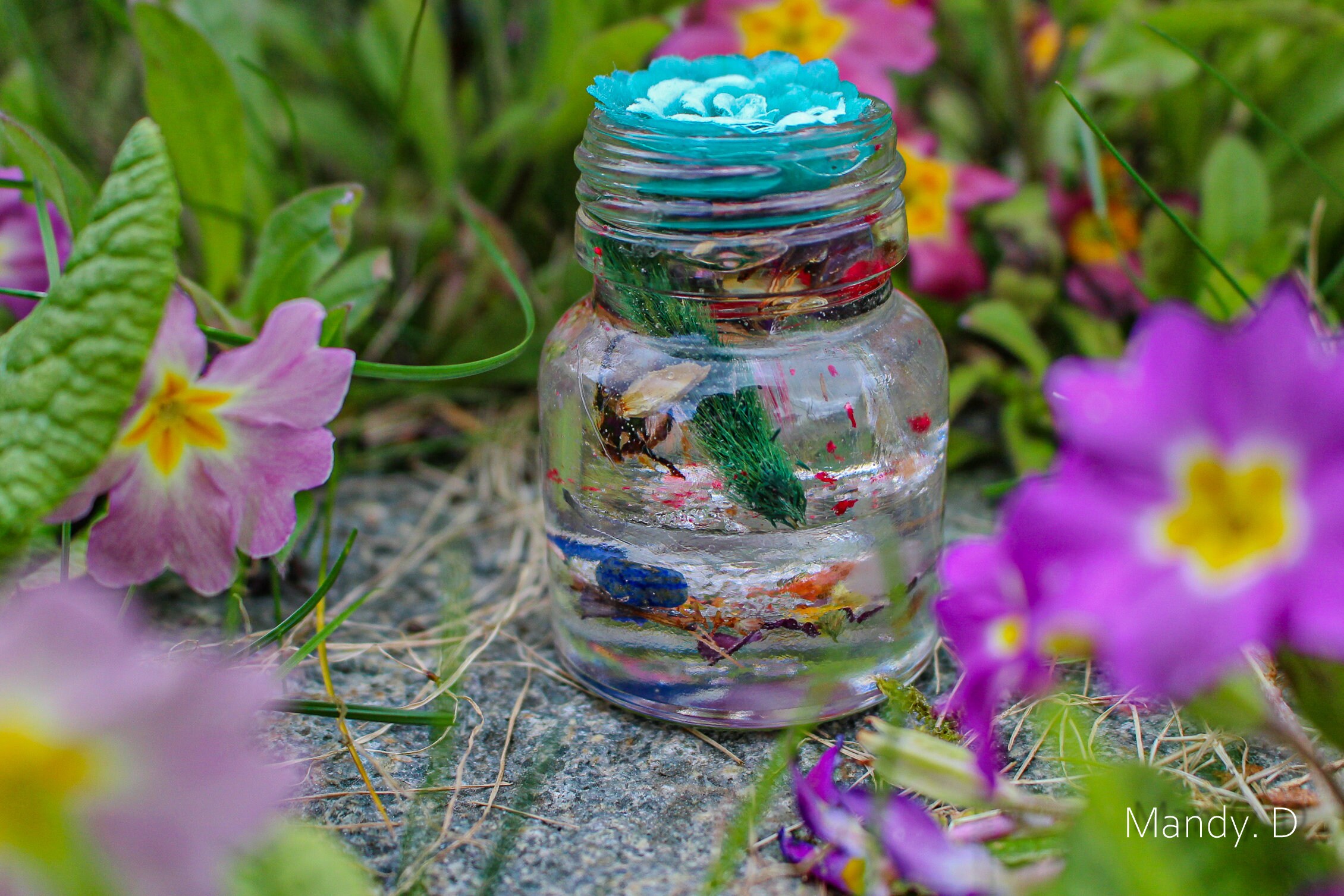 Fiole Le Printemps Sage et Sensible avec Minéraux