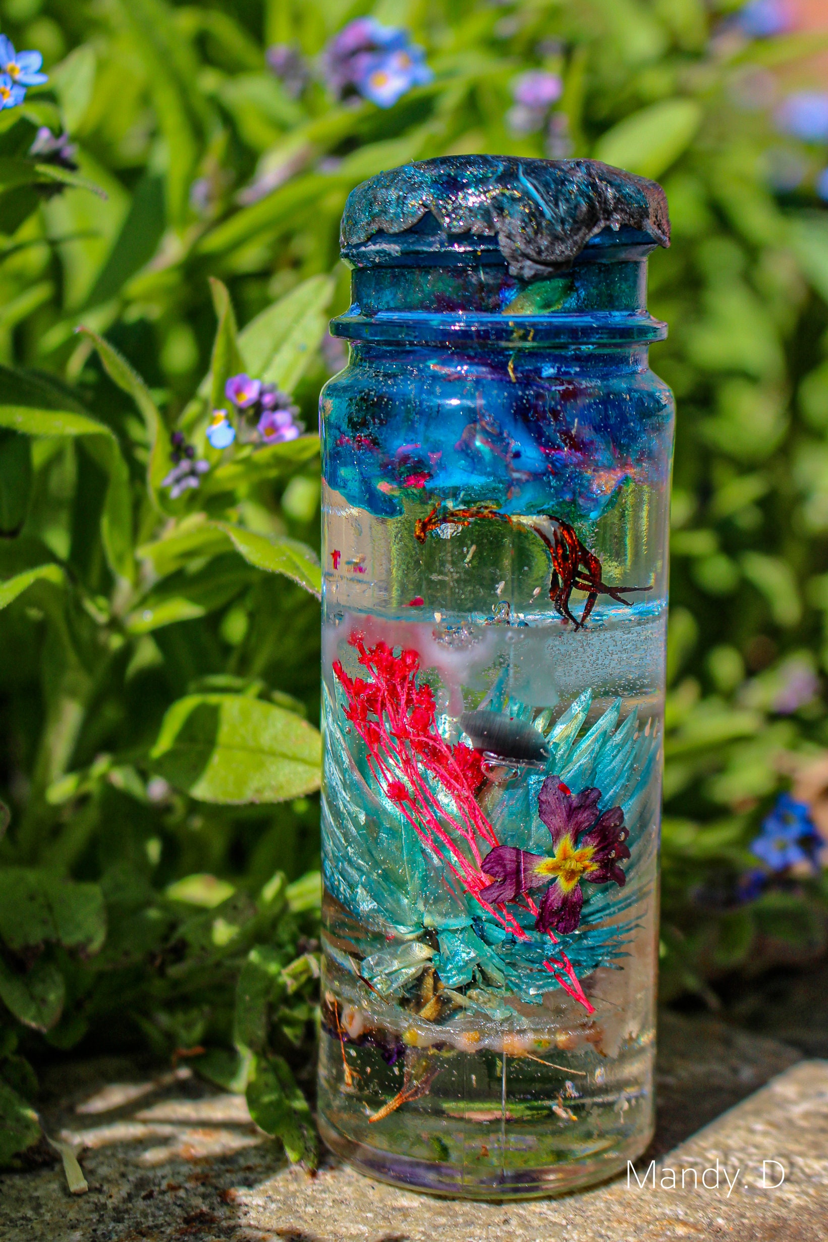 Fiole Printemps de L'encrage avec Minéraux