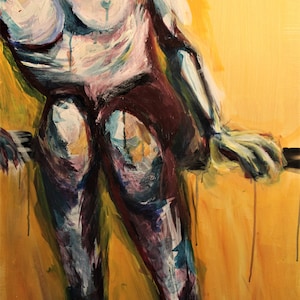 Original Art- Woman on Chair