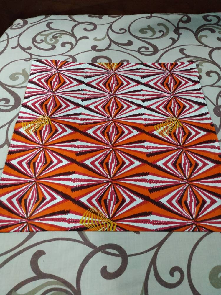 Hc-025 - Housse de Coussin en Wax 4040 cm