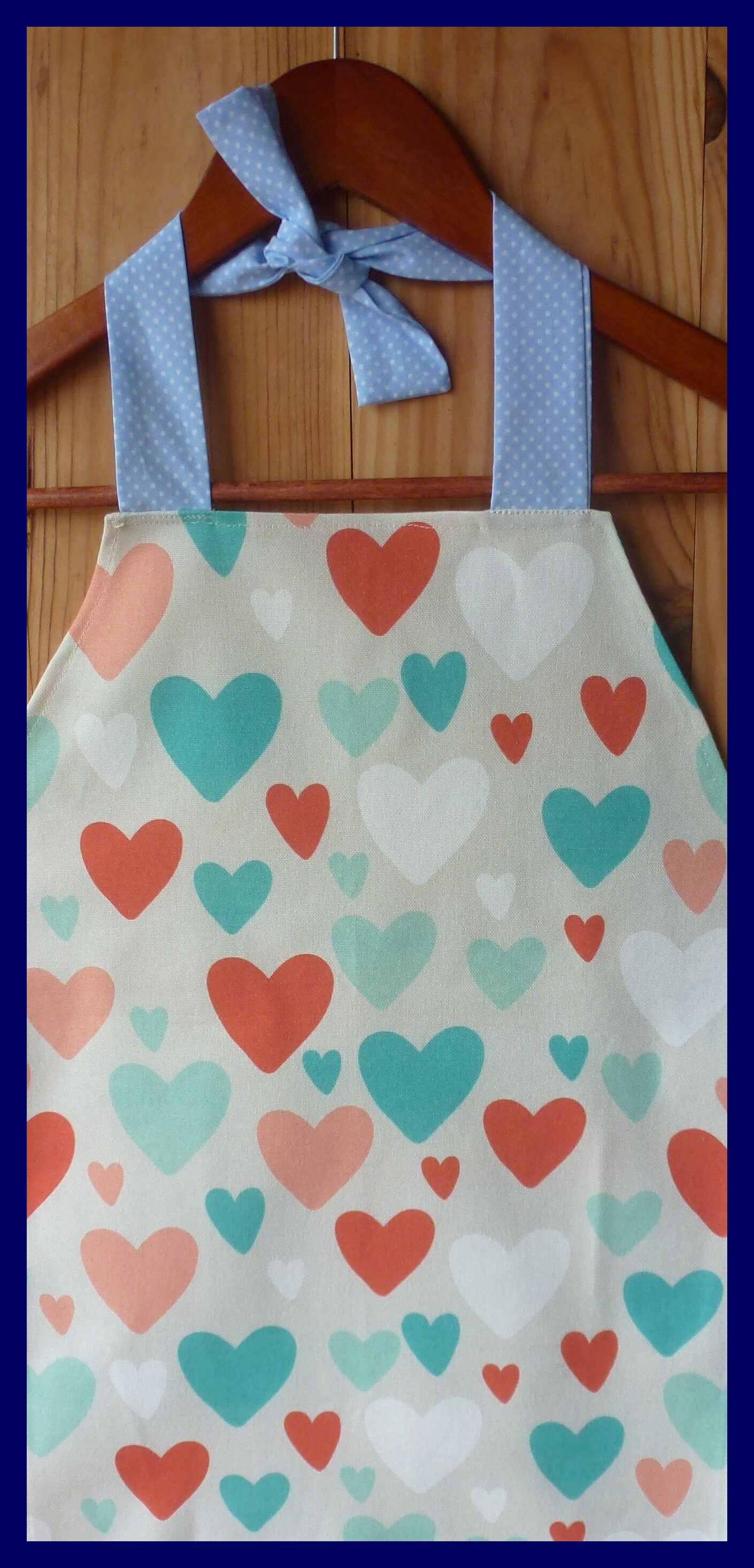 Tablier de Cuisine Mes Petits Cœurs Pour Enfant 1 à 6-7 Ans