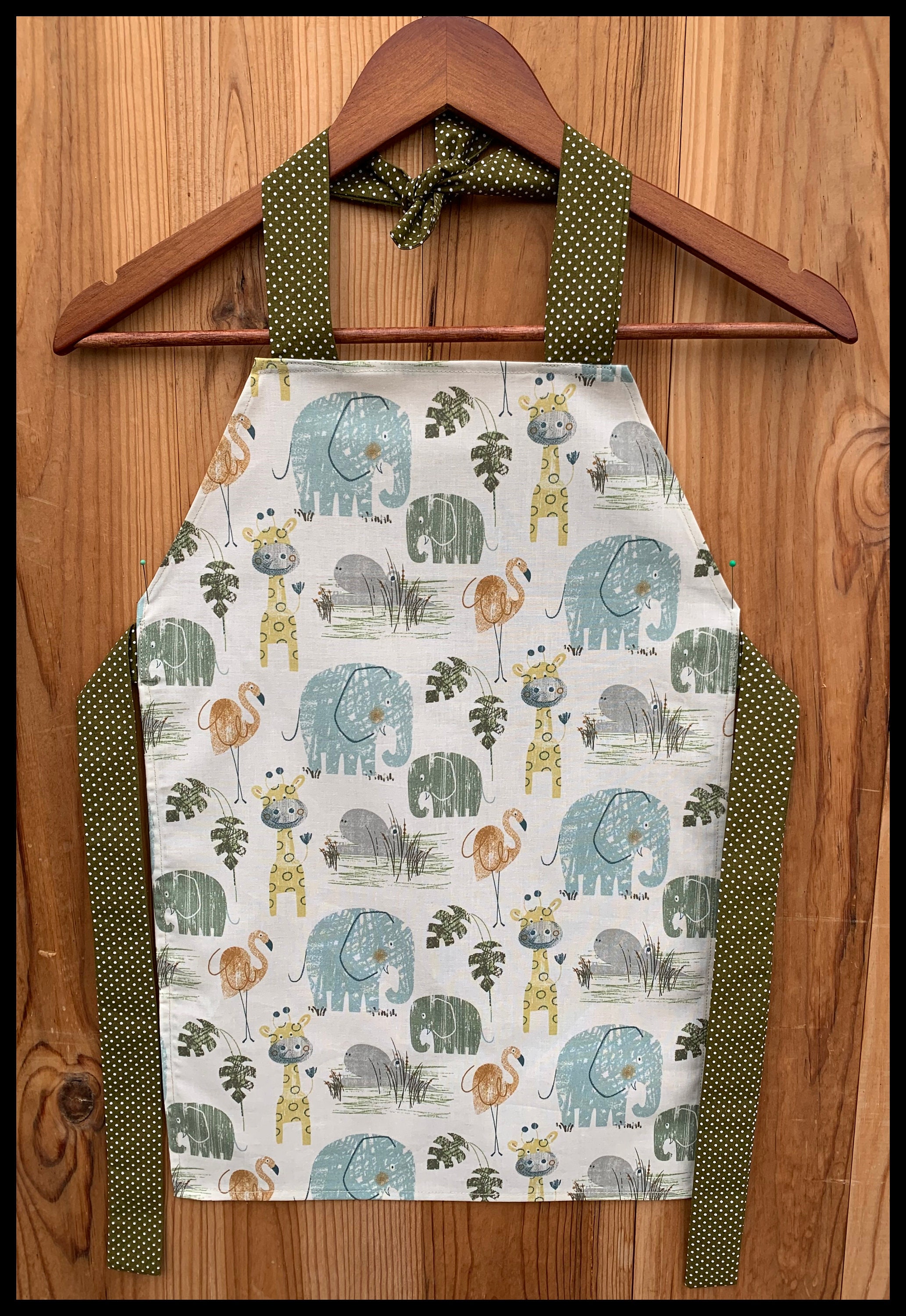 Tablier de Cuisine J'aime L'afrique Pour Enfant 1 à 6-7 Ans