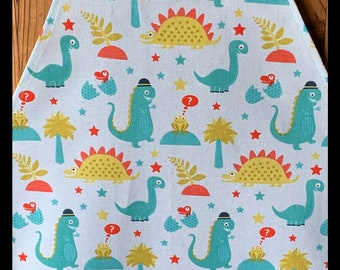 "My Dinosaurs" kitchen apron for children aged 1 to 6-7 years