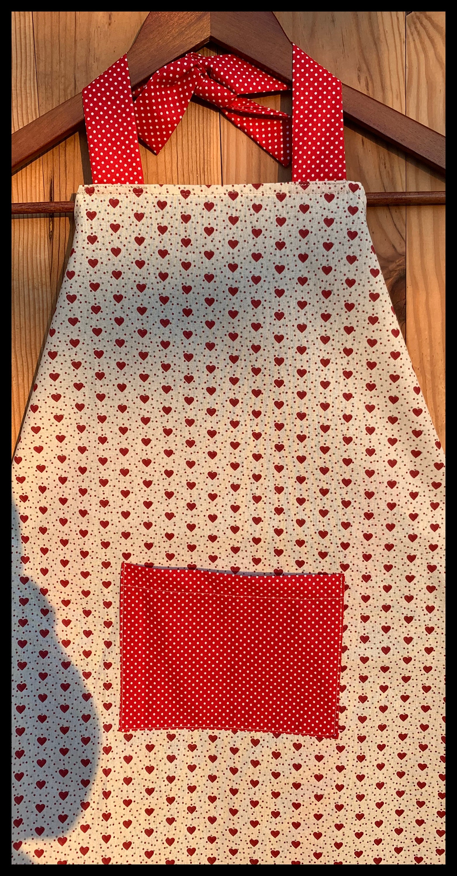 Tablier de Cuisine Mon Cœur Pour Enfant 6 à 10 Ans