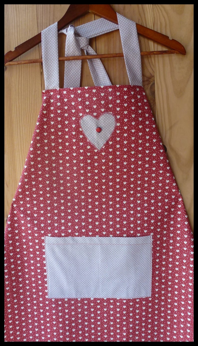 My Hearts kitchen apron, one size, one model image 1