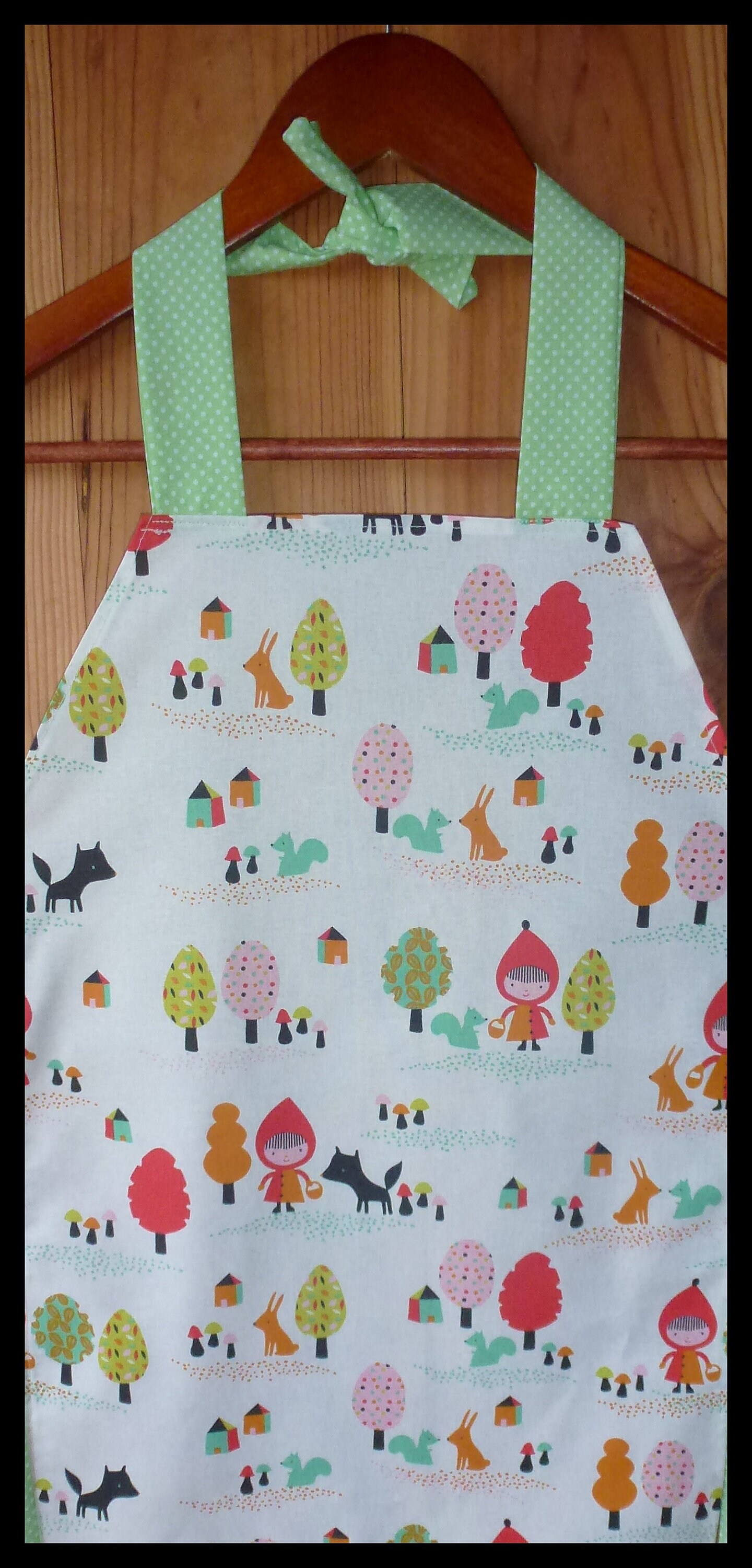 Tablier de Cuisine Mon Petit Chaperon Rouge Pour Enfant 1 à 6-7 Ans