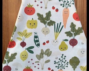 Tablier de cuisine "Mes Légumes et Fruits" pour enfant de 6 à 10 ans