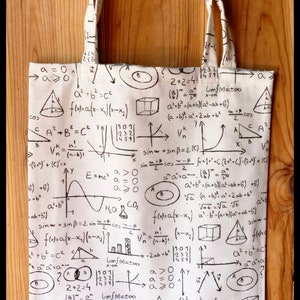 Tote bag &quot;I Love Math&quot;