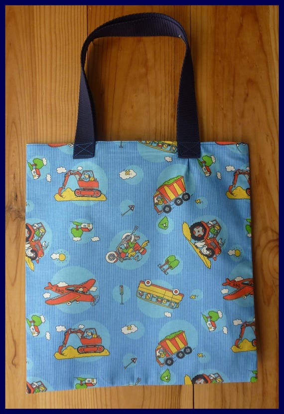 Sac top tissu ecole