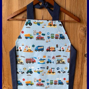 DIY-schort "My Truck" voor kinderen van 1 tot 6-7 jaar