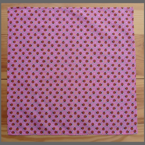 Serviette de table "Mes Coccinelles"