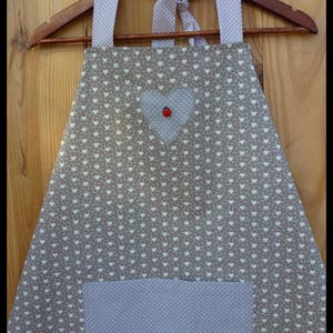 My Little Heart kitchen apron image 1