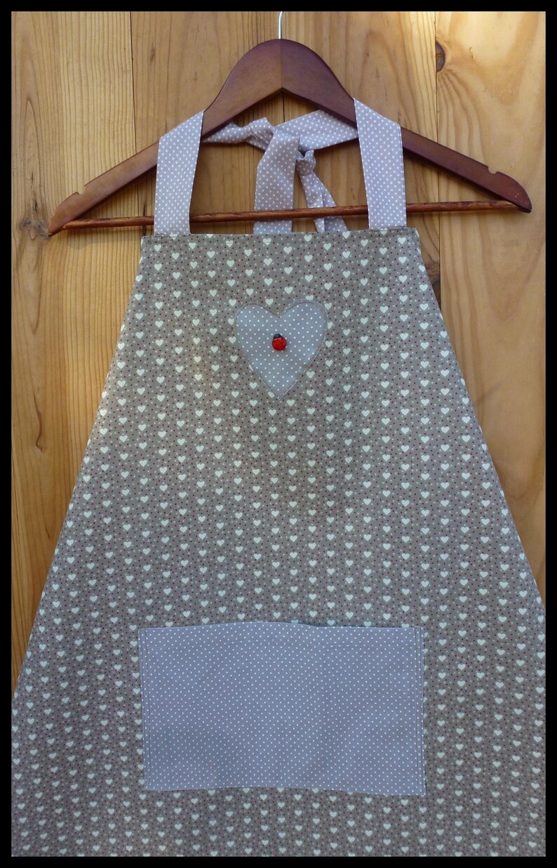 My Little Heart kitchen apron image 1