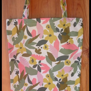 Tragetasche „Tropical Leaves“ aus beschichtetem Stoff