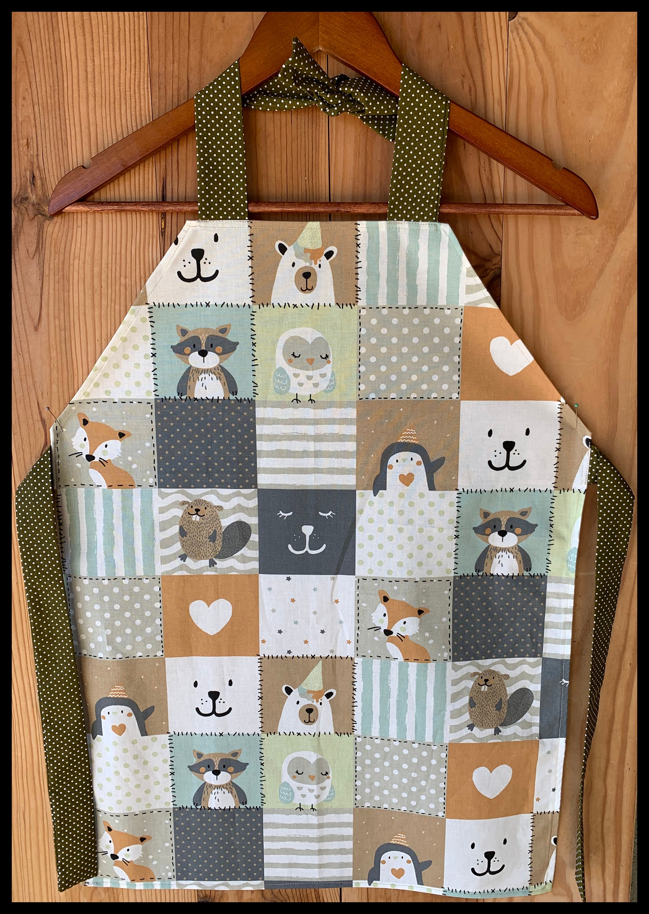 Tablier Mes Animaux Pour Enfant de 1 à 6-7 Ans