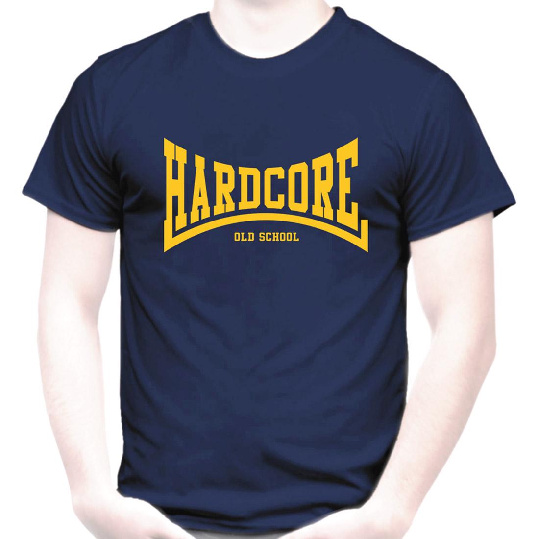 HARDCORE Old School T-shirt - Lonsdale Style - HXC New York