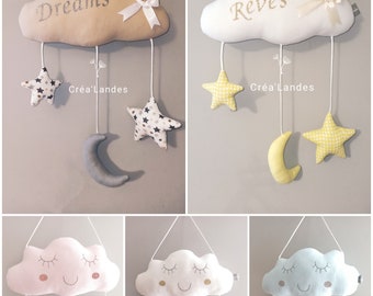 Suspension Nuage Etsy