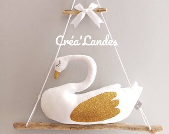 Mobile Bebe Cygne Etsy France