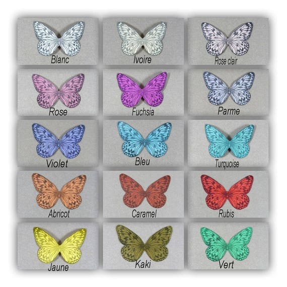 Schmetterling Flugel Seiden Auf Polyphan 5 Cm Starre Textur Etsy