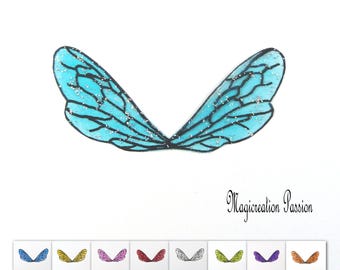 7 Cm Transparent Bee Wings With Silver, Gold or Varnished 7 Cm Transparent Bee Wings With Silver, Gold or Varnished