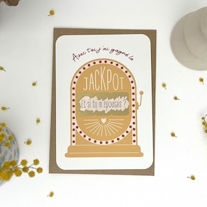 Customizable scratch card / Marriage proposal / Pregnancy announcement / Marriage announcement / Civil partnership / Voucher for / Slot machine