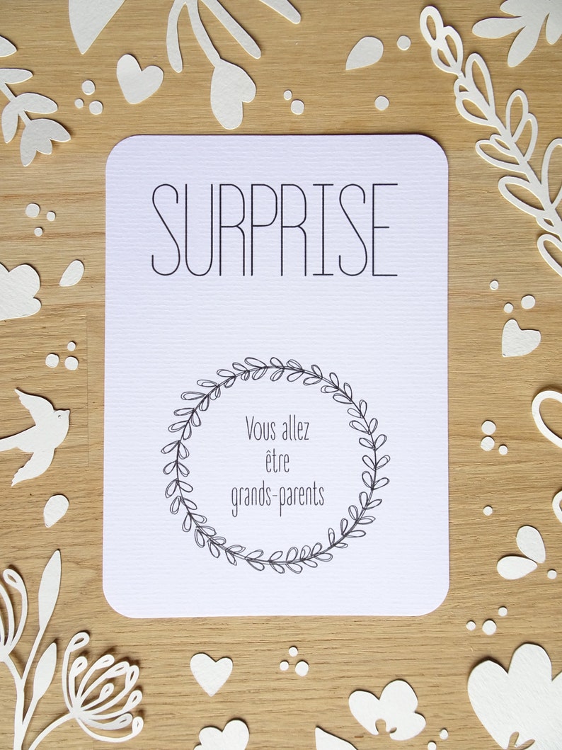 Customizable scratch card / Pregnancy announcement / Marriage announcement / Marriage proposal / PACS / Good for image 7