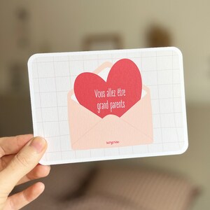 Customizable scratch card / Pregnancy announcement / Wedding announcement / Marriage proposal / Civil partnership / Voucher for / Envelope heart Surprise