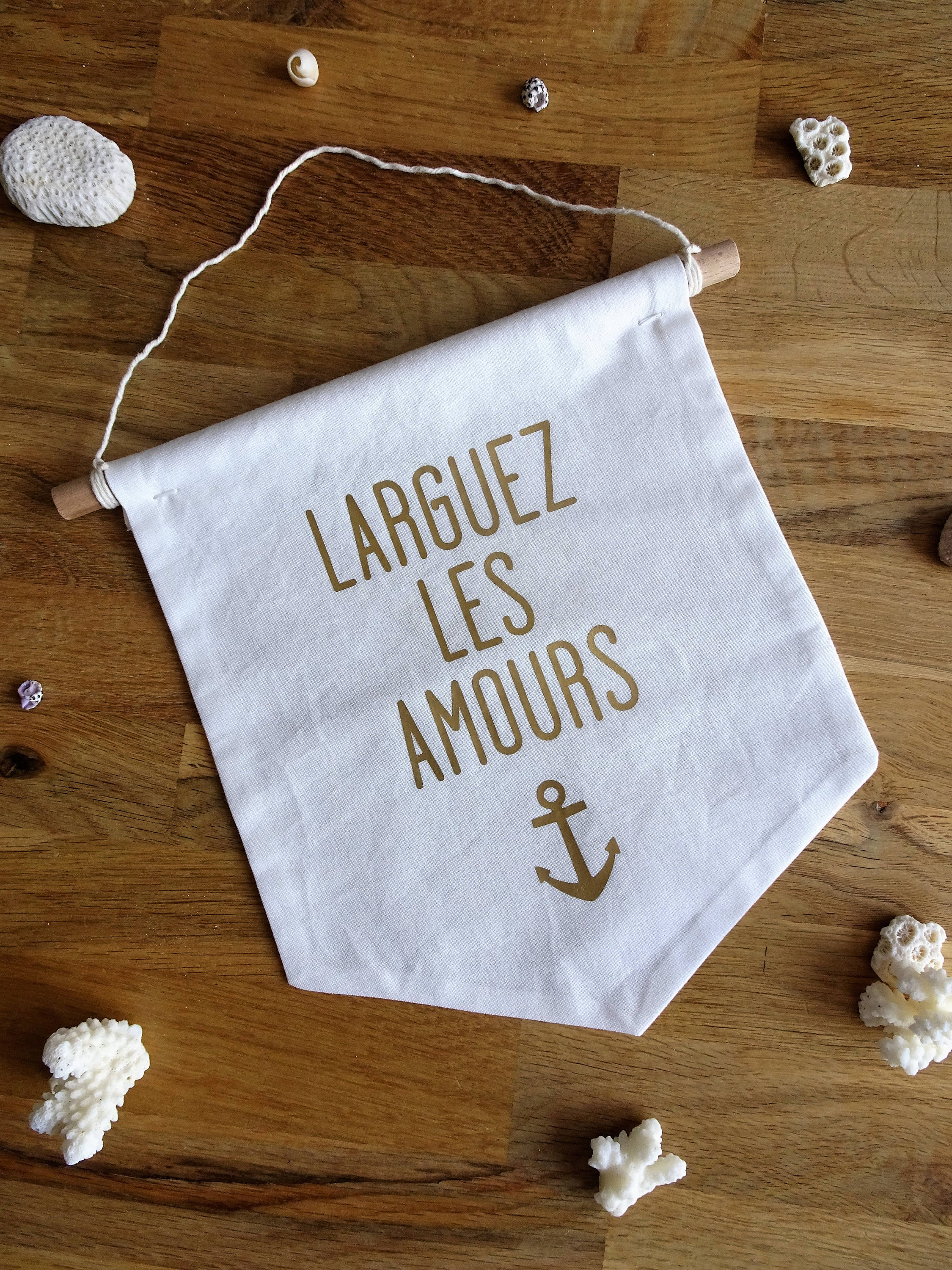 Décoration Murale Bannière en Coton