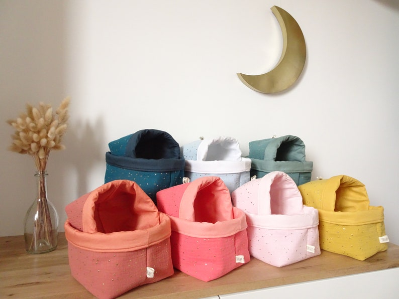 Panier de rangement / Vide poche / panier pour table à langer - Etsy France