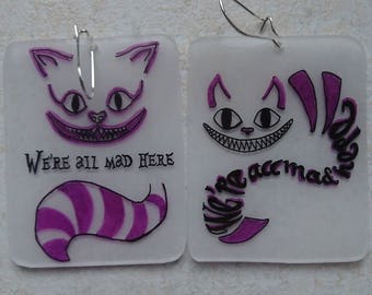 Alice in Wonderland earrings