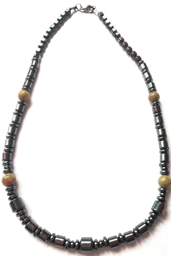 Really refined black necklace deals