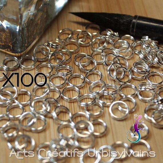 Lot 100 open rings 5 mm Lot 100 open rings 5 mm