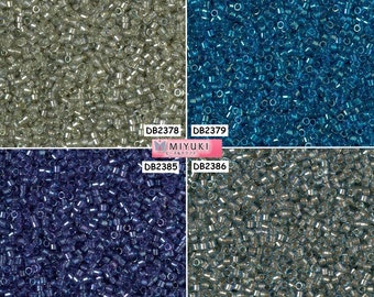 Miyuki Delica Beads 11/0 - DB2378 - DB2379 - DB2385 - DB2386 - lot of 5g