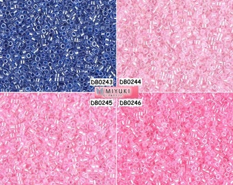Miyuki Delica Beads 11/0 - DB0243 - DB0244 - DB0245 - DB0246 - Lot of 5g -  Etsy UK