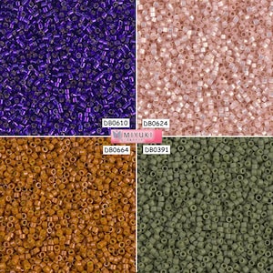 Pearls Miyuki Delicas 110 DB0054 DB0058 DB0065-5g lot DB0057