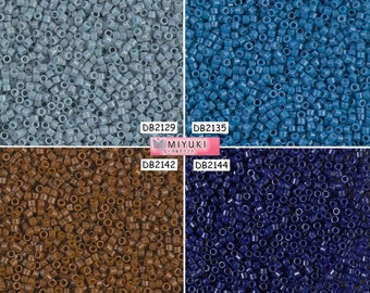 Miyuki Delica Beads 11/0 - DB2129 - DB2135 - DB2142 - DB2144 - lot of 5g