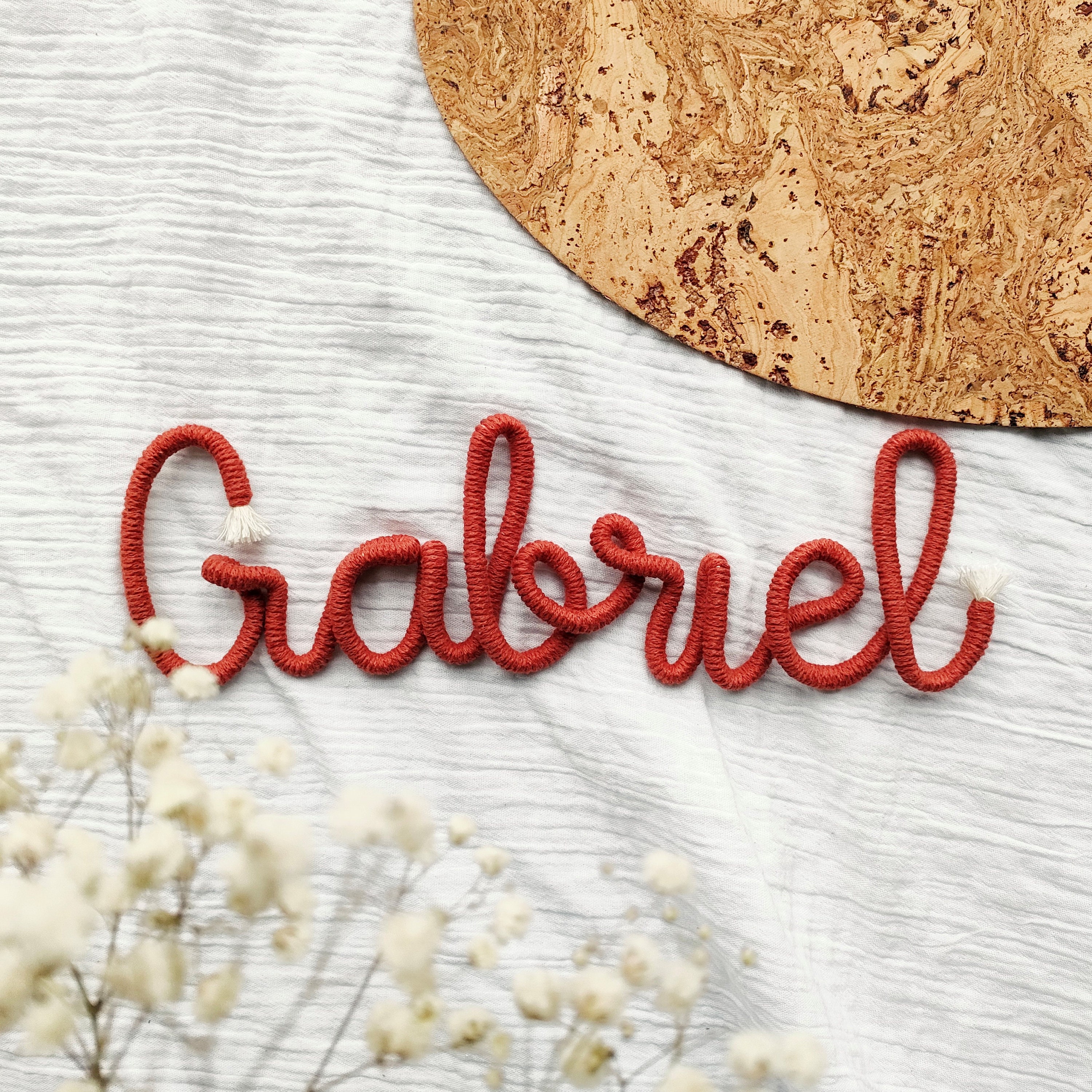 Prénom en Corde - Prénom Tricotin