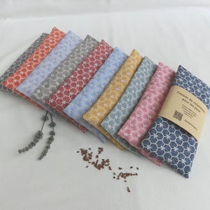 Cojín relajante para los ojos, Funda desenfundable, 19 cm