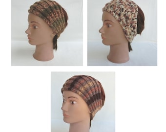 Women&#39;s Headband, Fancy Stitch Knit, Hand Knitted Fancy Wool, Headband, Hairband, Winter Fashion Hair Accessory, Handmade