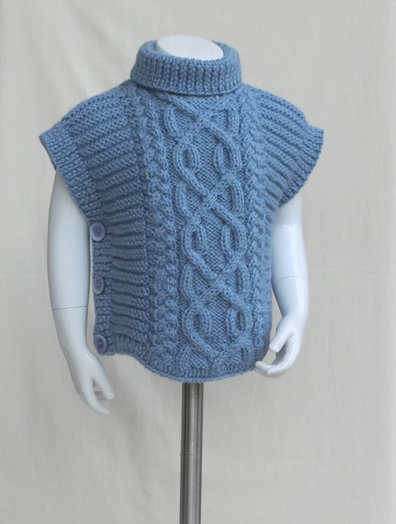 sleeveless sweater for baby girl