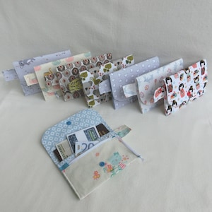 Porte Monnaie Fermeture zippée avec 1 poche intérieure pour cartes ou petits Documents, Cadeau Enfant Fille ou Garçon, Fait main France