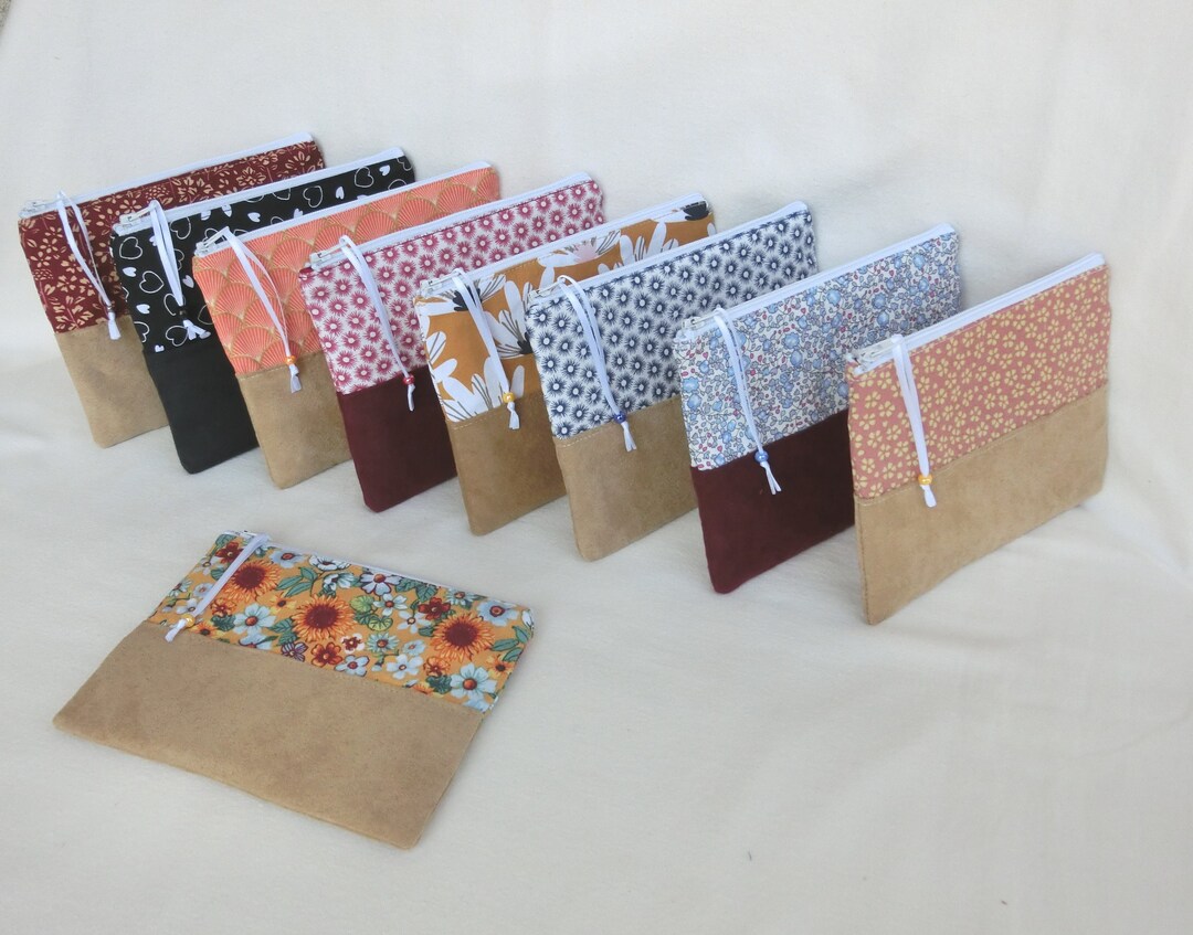 Petite trousse zippée à Accessoires maquillage ou Petits Etsy France