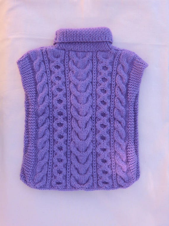 Pull Poncho Taille 2 Ans 3 Ans Enfant Bebe Fille Laine Etsy