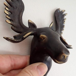 Java Brass Moose Hook